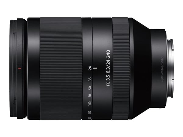 Sony SEL24240 - Zoom-linse - 24 mm - 240 mm - f/3.5-6.3 FE OSS - Sony E-mount - for Cinema Line; a VLOGCAM; a1; a1 II; a6700; a7 IV; a7 V; a7C; a7C...