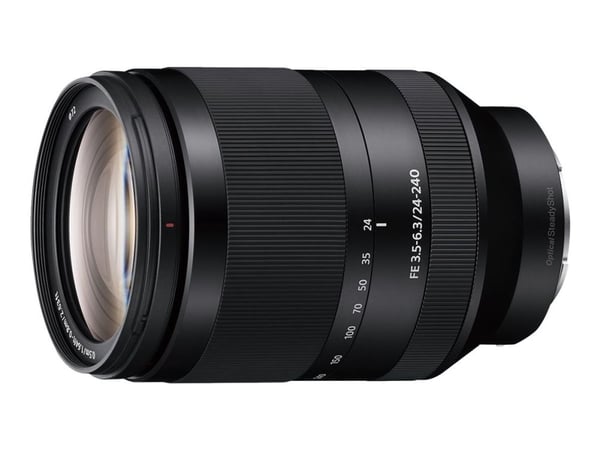 Sony SEL24240 - Zoom-linse - 24 mm - 240 mm - f/3.5-6.3 FE OSS - Sony E-mount - for Cinema Line; a VLOGCAM; a1; a1 II; a6700; a7 IV; a7 V; a7C; a7C...