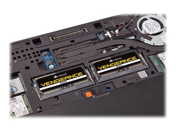 CORSAIR Vengeance - DDR4 - sett - 16 GB: 2 x 8 GB - SO DIMM 260-pin - 2400 MHz / PC4-19200 - CL16 - 1.2 V - ikke-bufret - ikke-ECC
