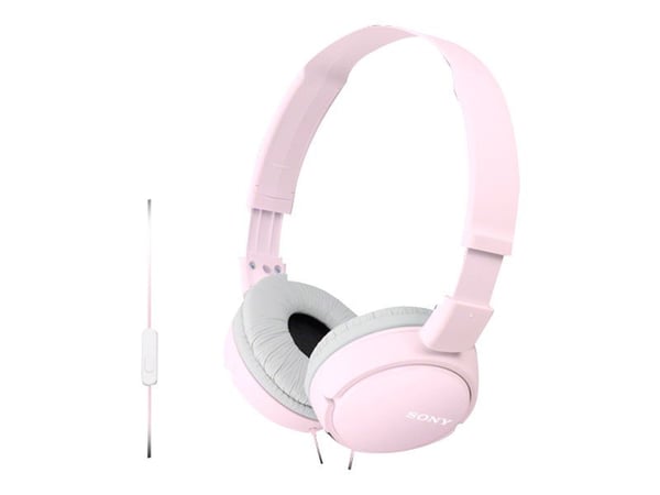 Sony MDR-ZX110AP, Langallinen, 12 - 22000 Hz, Puhelut/Musiikki, 120 g, Kuulokkeet, Vaaleanpunainen