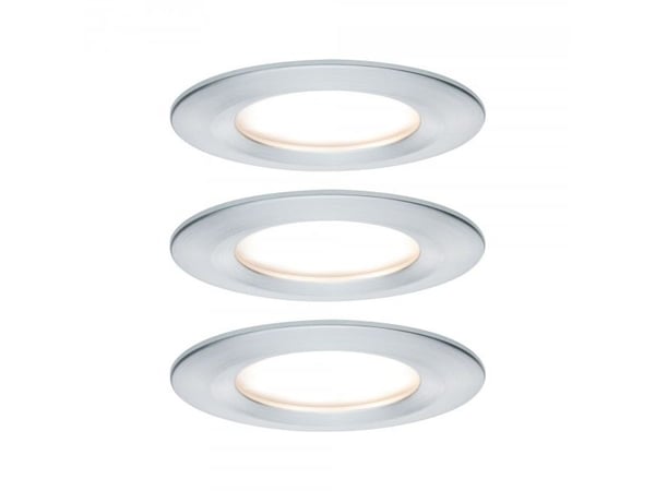 Paulmann 934.98, Indbygget lysplade, 3 pære(r ), LED, 2700 K, 460 lm, Alumiini