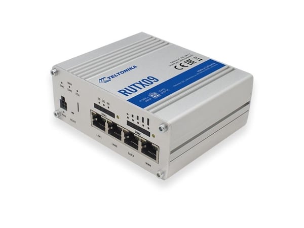 Teltonika RUTX09 - Router - WWAN 4-ports-switch - 1GbE - DIN-skenmonterbar