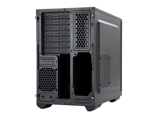 Chieftec UNI Series UK-02B-OP - Tower - ATX - ingen strømforsyning (ATX) - svart - USB/lyd
