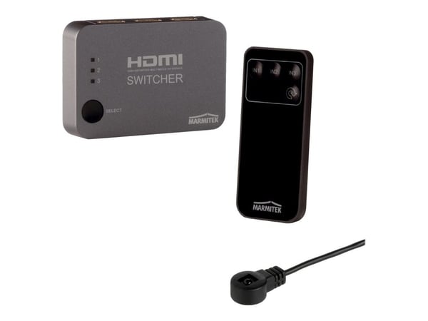Marmitek Connect 310 UHD - Video/audio switch - 3 x HDMI - stasjonær