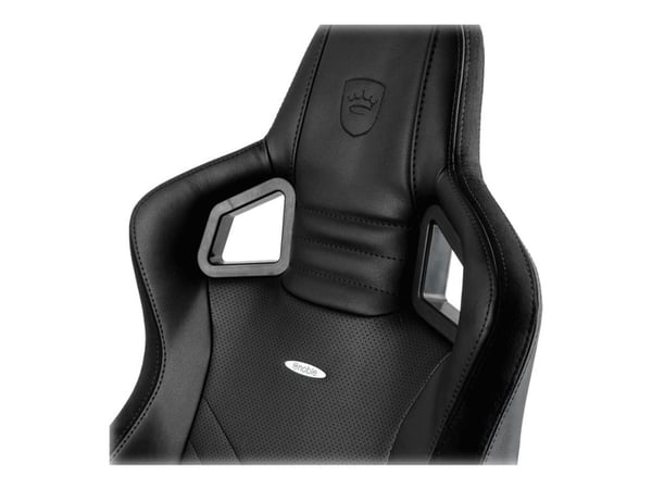 Noblechairs EPIC SERIES - Stol - direktør - armlener - T-formet - tipping - roterende - aluminium, polyuretan, stål, PU-kunstlær, åpencelleskum - s...