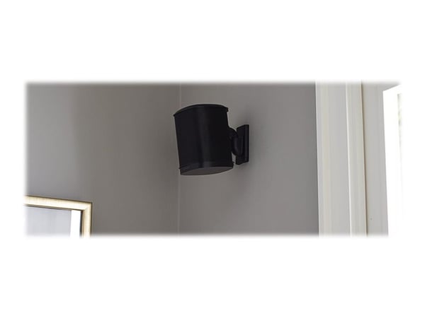 Sanus WSWM22 - Brakett - for høyttaler(e) - svart - veggmonterbar (en pakke 2) - for Sonos One, PLAY:1, PLAY:3