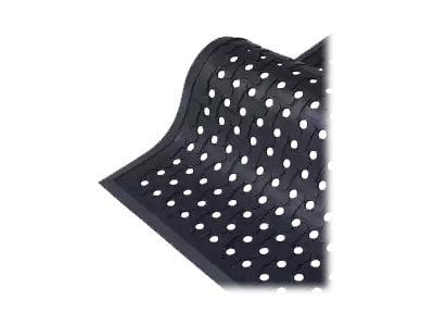Matting Comfort Flow - Gulvmatte for arbeidsområde - rektangulær - 85 x 56 cm - svart