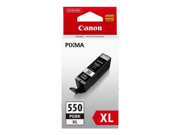 Canon PGI-550PGBK XL - 22 ml - Høy ytelse - svart - original - blekkbeholder - for PIXMA iP8750, iX6850, MG5550, MG5650, MG5655, MG6450, MG6650, MG...
