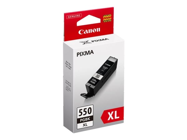 Canon PGI-550PGBK XL - 22 ml - Høy ytelse - svart - original - blekkbeholder - for PIXMA iP8750, iX6850, MG5550, MG5650, MG5655, MG6450, MG6650, MG...