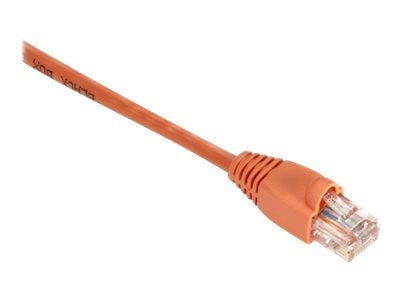 Black Box GigaTrue 550 - Patchkabel - RJ-45 (han) til RJ-45 (han) - 7,6 m - CAT 6 - booted, knastfri, strenget - oranssi