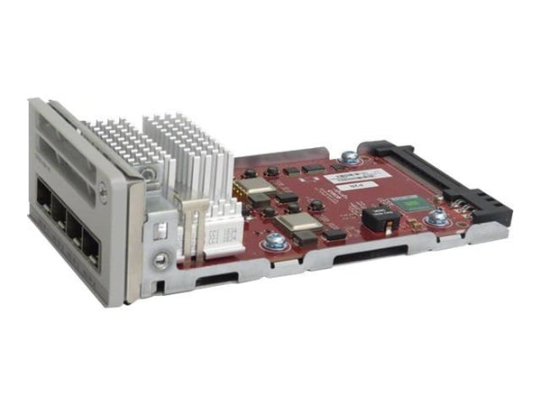 Cisco Catalyst 9200 Series Network Module - Utvidelsesmodul - 10 Gigabit SFP+ x 4 - for P/N: C9200-24PXG-10E, C9200-24T-10A, C9200-24T-10E, C9200-4...