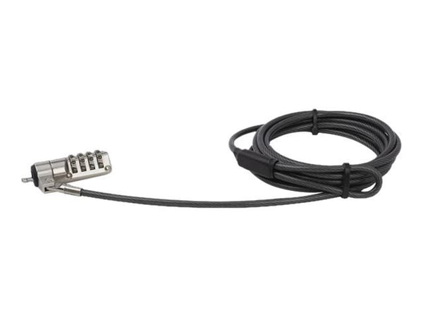 Startech 6.5ft (2m) Laptop Cable Lock, 4 Digit Combination Laptop/Desktop Security Cable Lock for K-Slot Devices/Computers/Monitors, Portable Anti-...