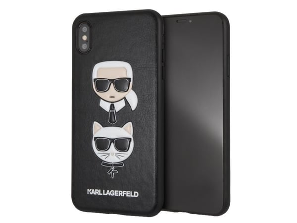 Karl Lagerfeld KLHCI65KICKC iPhone XsMax hardcase black Karl & Choupette