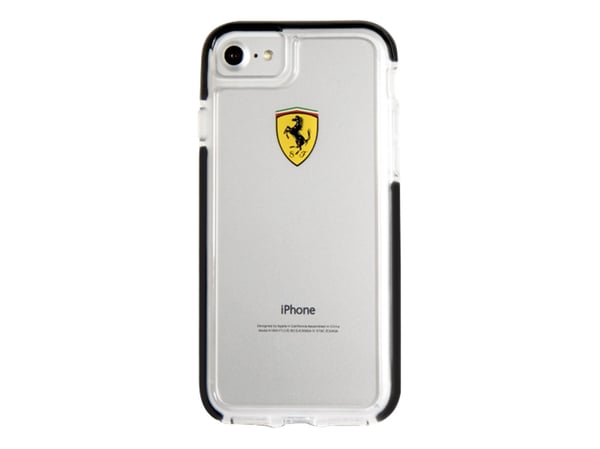 Ferrari On Track - Baksidesskydd för mobiltelefon - TPE - svart - för Apple iPhone 7, 8