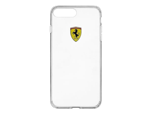 Scuderia Ferrari Semi-Hard case - Beskyttende deksel for mobiltelefon - termoplast-polyuretan (TPU) - gjennomsiktig - for Apple iPhone 7, 8