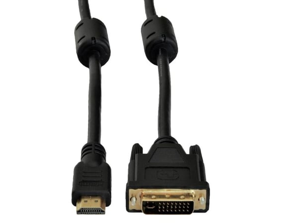 Akyga - Adapterkabel - DVI-D hann til HDMI hann - 1.8 m - svart