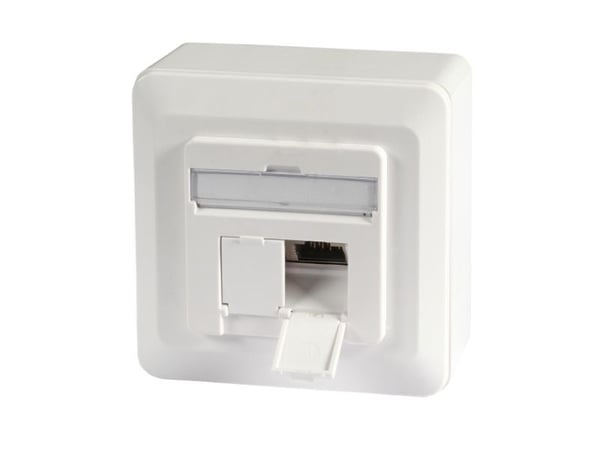 EFB Elektronik ET-25133AV5-R, 2 x RJ-45, 6a, Vit