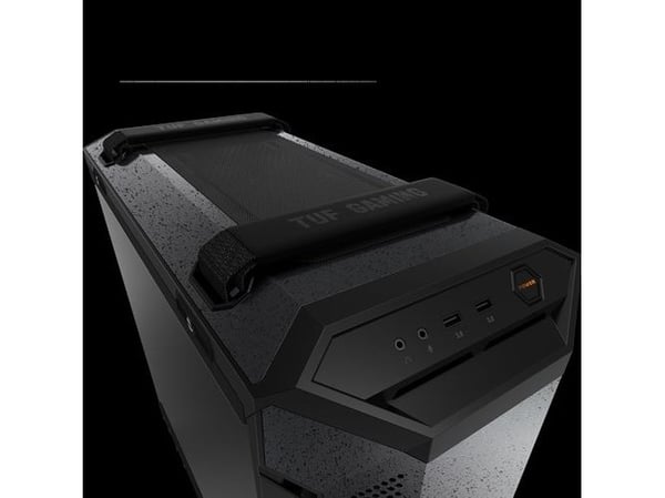 ASUS TUF Gaming GT501 - Tower - ATX - sidepanel med vindu - svart - USB/lyd