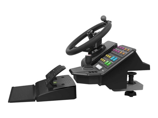 Logitech Heavy Equipment - G-Series - hjul- og pedalsett - kablet - for PC