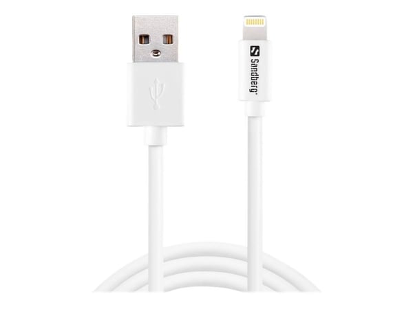 Sandberg Saver - Lightning-kabel - Lightning (han) til USB (han) - 1 m - for Apple iPad/iPhone/iPod (Lightning)