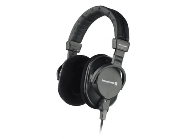 Beyerdynamic DT 250, 250 ohms, Koblet med ledninger (ikke trådløs), 10 - 30000 Hz, Musikk, 240 g, Hodetelefoner, Sort
