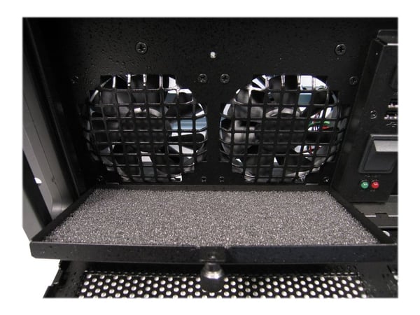 Chieftec UNC-410S-B-U3, Teline, Palvelin, musta, ATX, mikro ATX, 400 W, 2x 90 mm