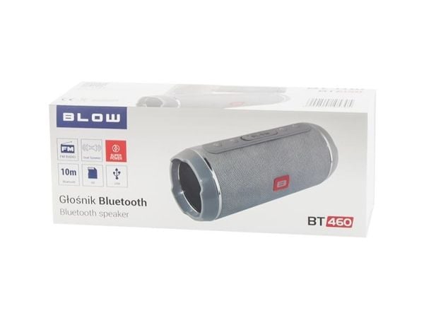 Blow BT460 - Kaiutin - kannettava - langaton - Bluetooth - harmaa - Bluetooth - harmaa