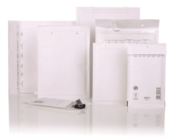 Boblepose W9 AirPro hvit 320x455mm Nr. 19/I 50 stk/pakning - (50 stk.)