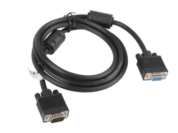Lanberg - VGA forlængerkabel - HD-15 (VGA) (han) til HD-15 (VGA) (hun) - 1.8 m - lajittelu