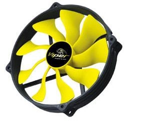 Akasa 14cm Viper R Fan, Tuuletin, 14 cm, 600 RPM, 1600 RPM, 24,7 dB, 109,55 cfm