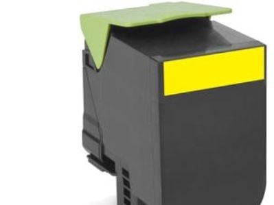 Lexmark 80C2HYE, 3000 sivua, Keltainen, 1 kpl
