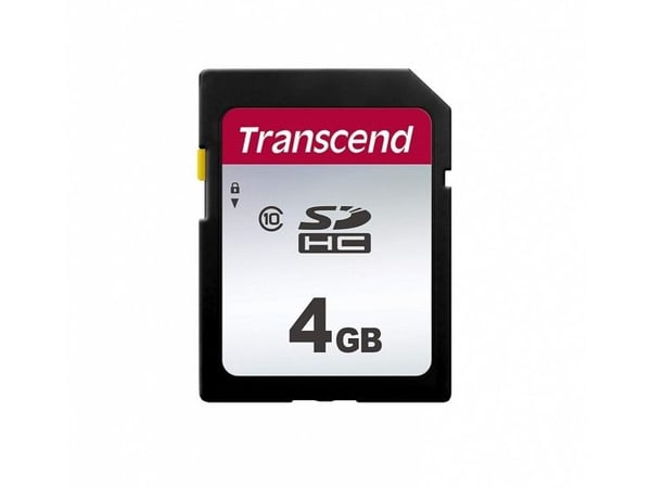 Transcend 300S - Flash-minneskort - 4 GB - Class 10 - SDHC