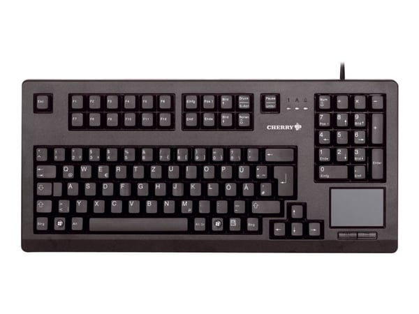 CHERRY TouchBoard G80-11900, Täysikokoinen (100 %), Langallinen, USB, QWERTY, musta