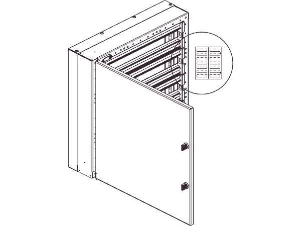 CUBIC Jakelukortti CU-mini 4x5-moduulit, 224 DIN-moduulia 764x956x165mm CUBIC Jakelukortti CU-mini 4x5-moduulit, 224 DIN-moduulia 764x956x165mm