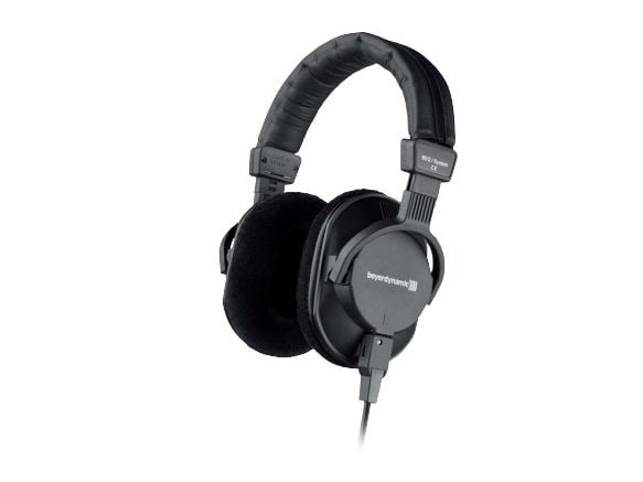 Beyerdynamic DT 250, 250 ohms, Koblet med ledninger (ikke trådløs), 10 - 30000 Hz, Musikk, 240 g, Hodetelefoner, Sort