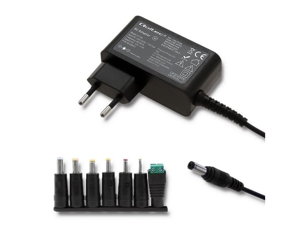 Qoltec - Strømadapter - AC 220-240 V - 30 watt