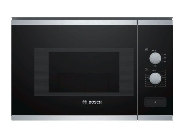 Bosch Serie | 4 BFL520MS0 - Mikrobølgeovn - innebygd - 20 liter - 800 W - rustfritt stål