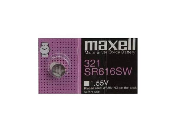 Maxell SR 616SW - Batteri 1 x SR616SW - Zn/Ag2O