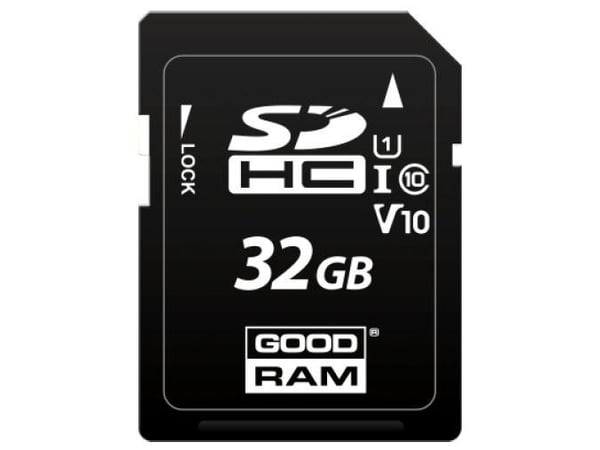 GOODRAM S1A0 - Flashminnekort - 32 GB - Video Class V10 / UHS-I U1 / Class10 - SDHC UHS-I