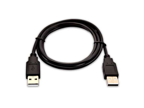 V7 - USB-kaapeli - USB (uros) - USB (uros) - USB 2.0 - 1 m