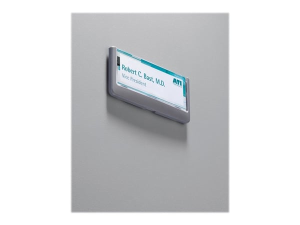 DURABLE CLICK SIGN - Skiltholder - dørmontert - grafittramme