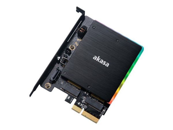 Akasa AK-PCCM2P-03 - Diskkontroller - M.2 - M.2 Card / SATA 6Gb/s - PCIe