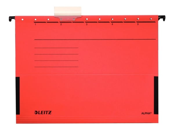 Leitz Alpha, A4, Punainen, 348 mm, 260 mm, 80 g