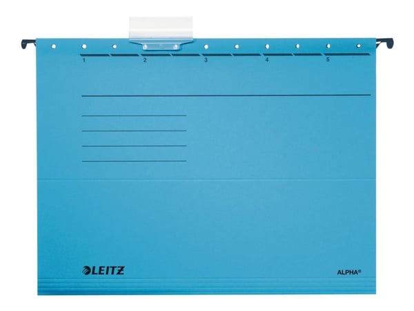 Leitz ALPHA - Hengefil - for A4 (210 x 297 mm) - blå