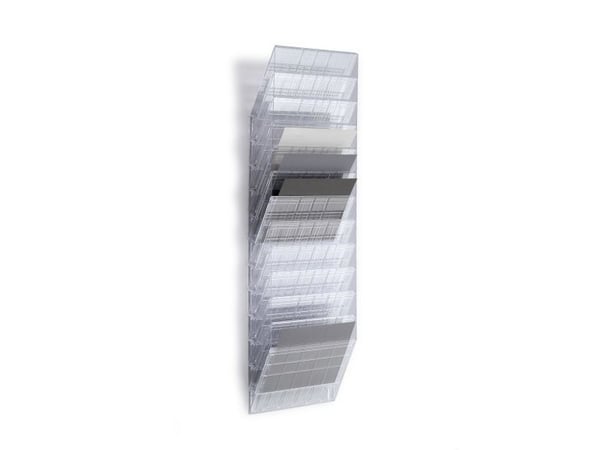 Durable FLEXIBOXX, 12 hyllyä, Läpinäkyvä, A4