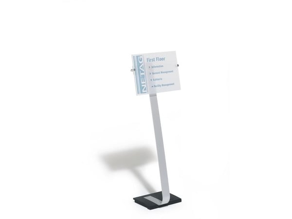 Durable CRYSTAL SIGN, A3, Akryl, Sølv, 0 - 10°, 118 cm, 125 cm