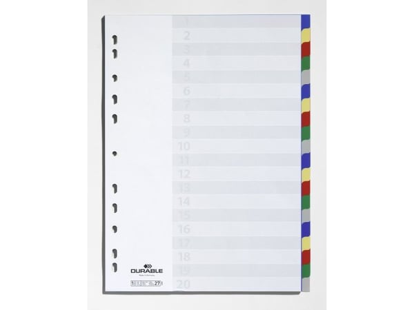 Durable 675827, Flerfarget, Polypropylen (PP), A4, 1 stykker