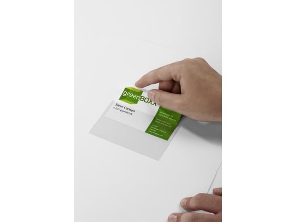 Durable Pocketfix, Gjennomsiktig, 1 kort, 57 x 90 mm, 93 mm, 62 mm, 100 stykker