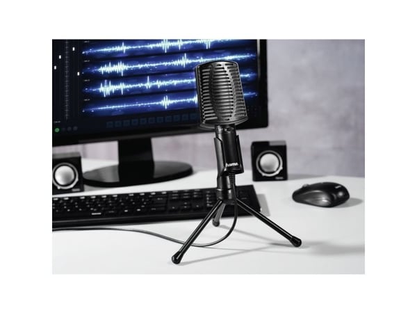 Hama "MIC-USB Allround" - Mikrofon - USB - Schwarz