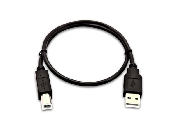 V7 - USB-kaapeli - USB (uros) - USB Type B (uros) - USB 2.0 - 50 cm